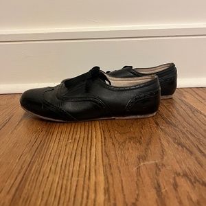 Custom leather oxfords